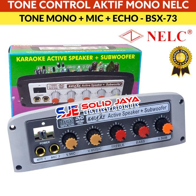 Terlaris TONE CONTROL AKTIF MONO PLUS SUBWOOFER AKTIVE NELC BSX73 BSX-73 BSX 73 SALE