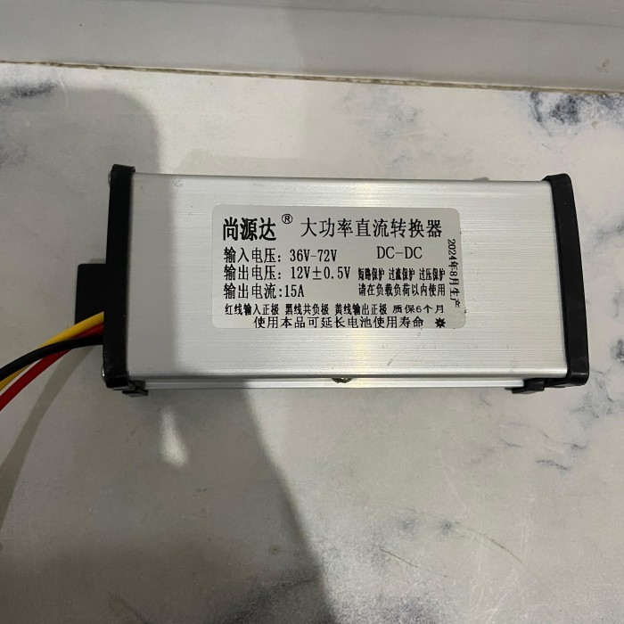 Converter Dc To Dc Step Down 36V-72V To 12V 20A 240Watt Dc Converter 36V 48V 72V To 12V 20A Bagus