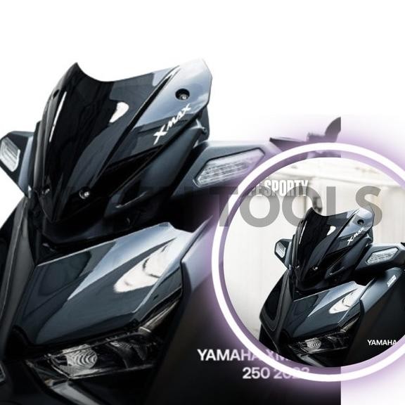 Windshield Visor Yamaha Xmax Connected 2023 Nemo Model Eropa Original