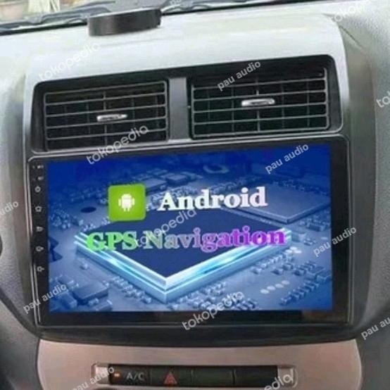 Frame Head Unit Android 9 Inch Mobil Ayla/Agya