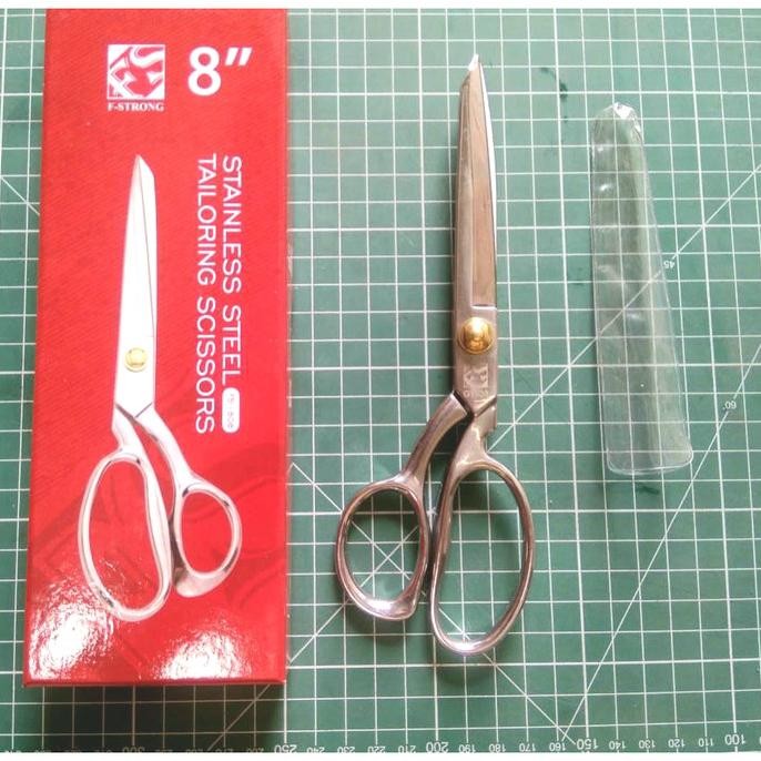 

Terlaris Gunting Kain Bahan Fs-1808 / Fs 1808 Ukuran 8" Stainless Steel Ready Stok