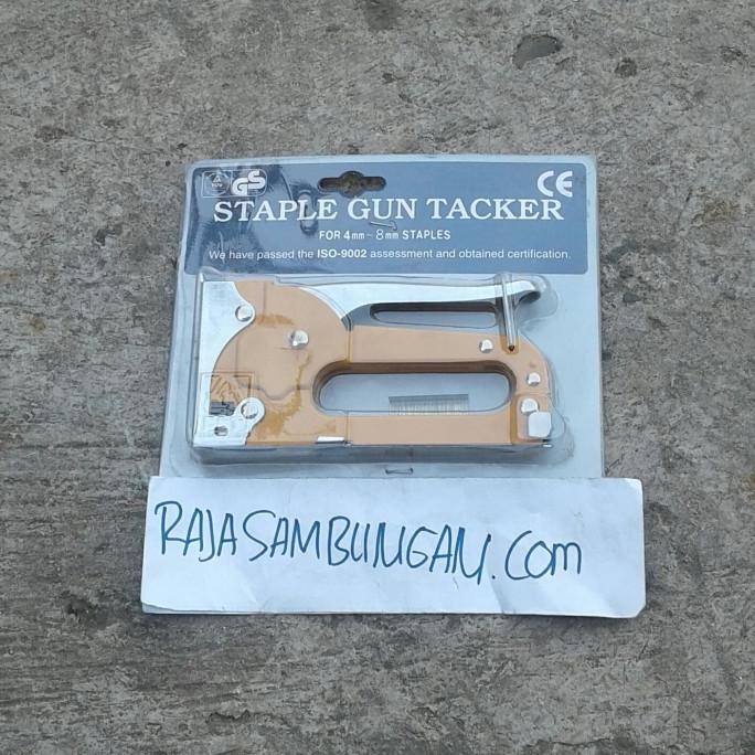 

Terlaris Staple Gun Tacker 8 Mm Staples Besar Alat Dekorasi Alat Jok Motor Ready Stok
