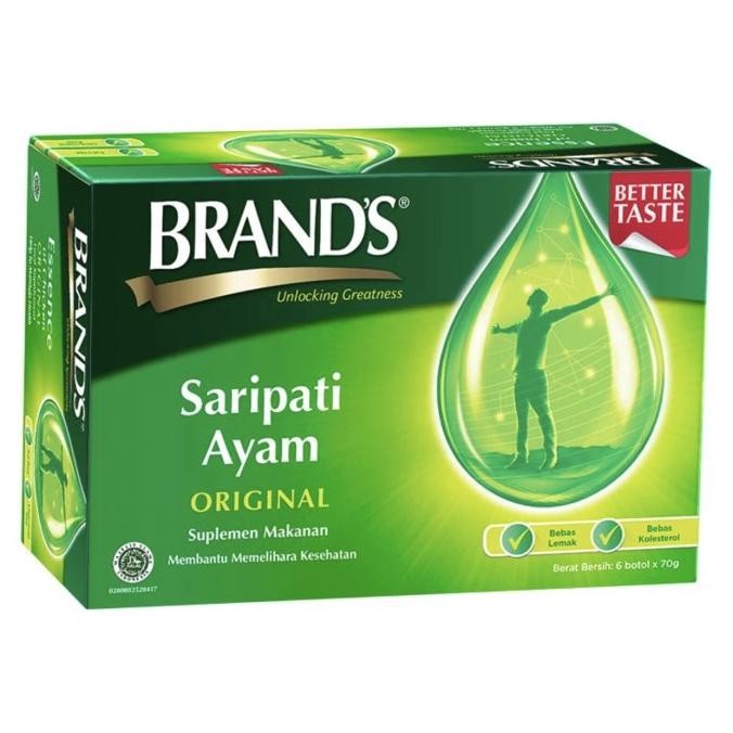 

READY BRANDS SARIPATI AYAM 70GR ISI 6 BOTOL ORIGINAL ESSENCE OF CHICKEN BRAN