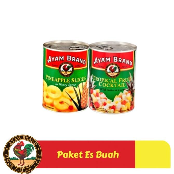 

READY PAKET BUAH KALENG AYAM BRAND 565GR