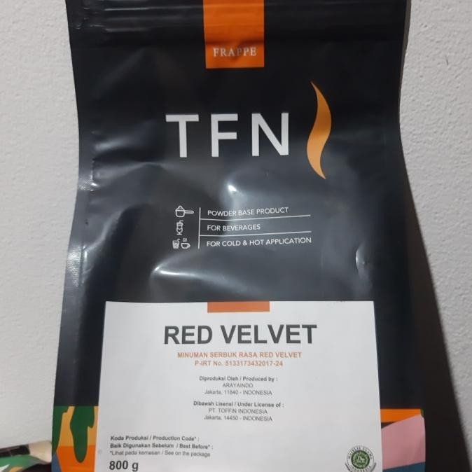Baru Toffin Frappe Red Velvet 800gr / Powder Red Velvet 800gr