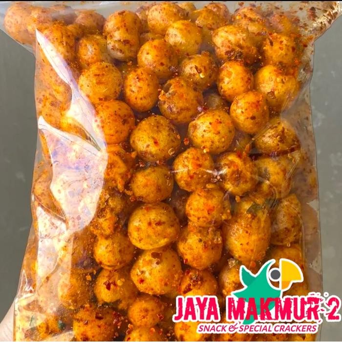 

TERUJI 1kg cimol kering endog lewo pedas daun jeruk food snacks