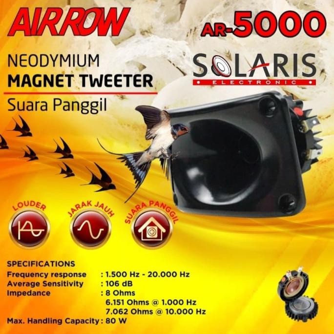 Terlaris TWEETER WALET - SUARA PANGGIL - AIRROW AR-5000 MAGNET NEODYMIUM SALE