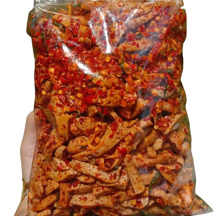 

TERUJI Basreng viral termurah extra pedas 250gram Goreng Food Snacks