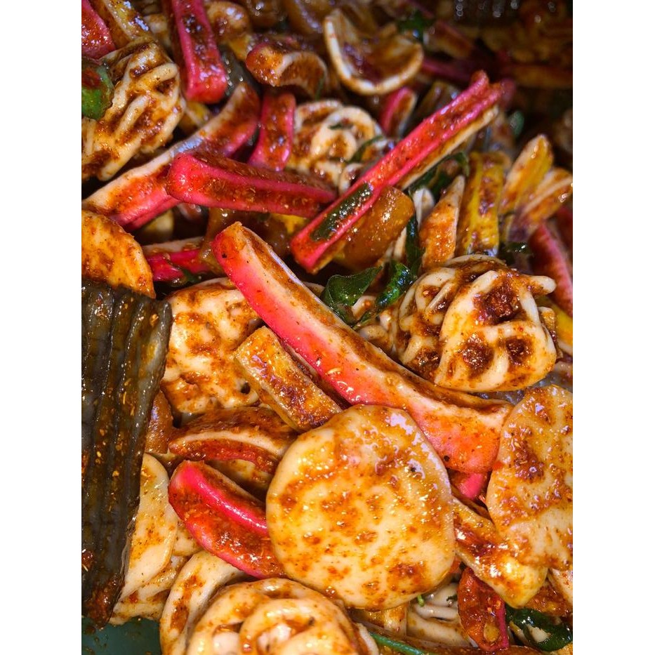 

EKSLUSIF 1 kg seblak campur pedas mix /kerupuk jengkol /beton/makroni 250 gram