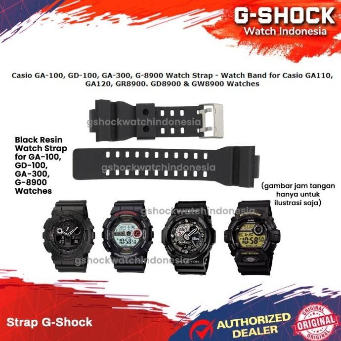 promo tali strap g-shock ga-100 ga100 ga-110 ga110 ga-120 gd-100 original watch black jam