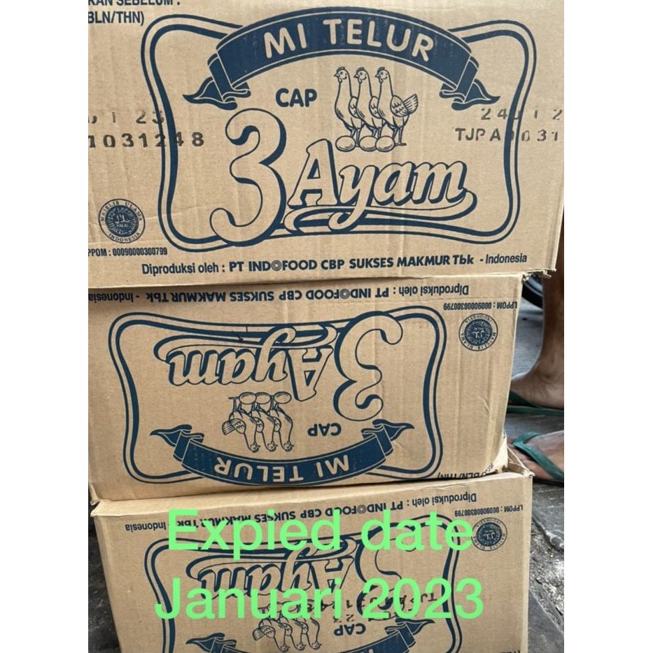 

READY MIE 3 AYAM EXPIED 2022