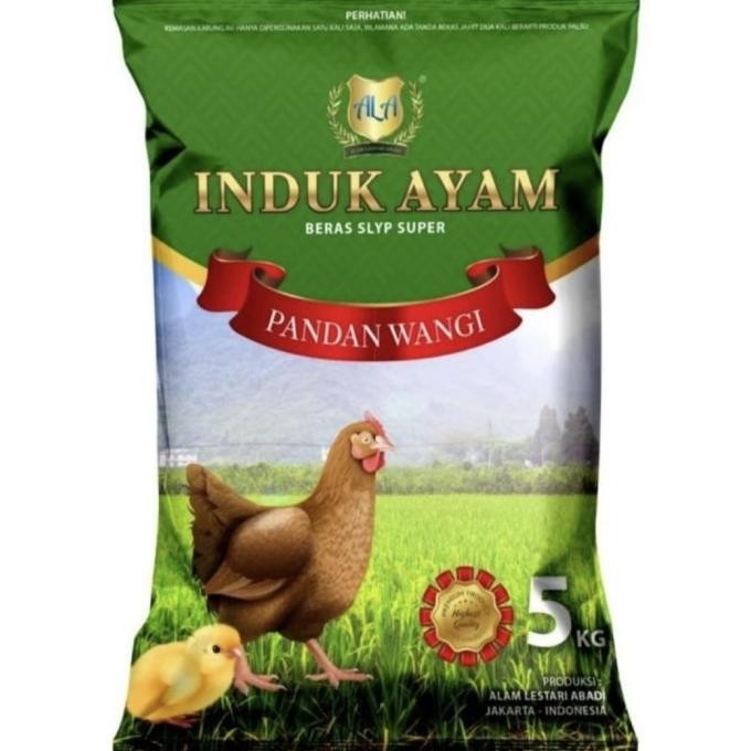 

READY BERAS KHUSUS / BERAS PUTIH / BERAS PANDAN WANGI MEREK INDUK AYAM 5 KG