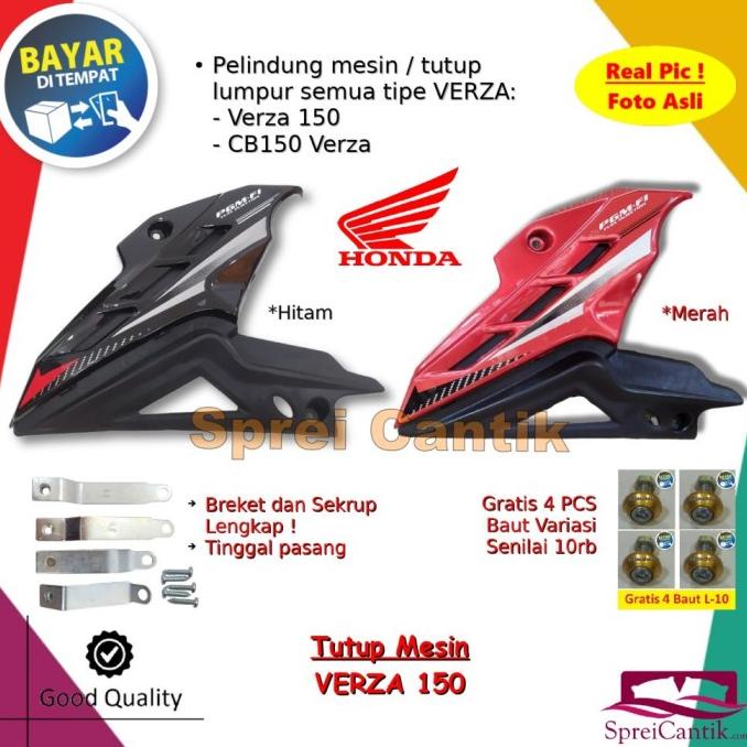 Ori - Tutup Mesin Honda Verza 150 / CB150 Verza - Cover Engine Lumpur