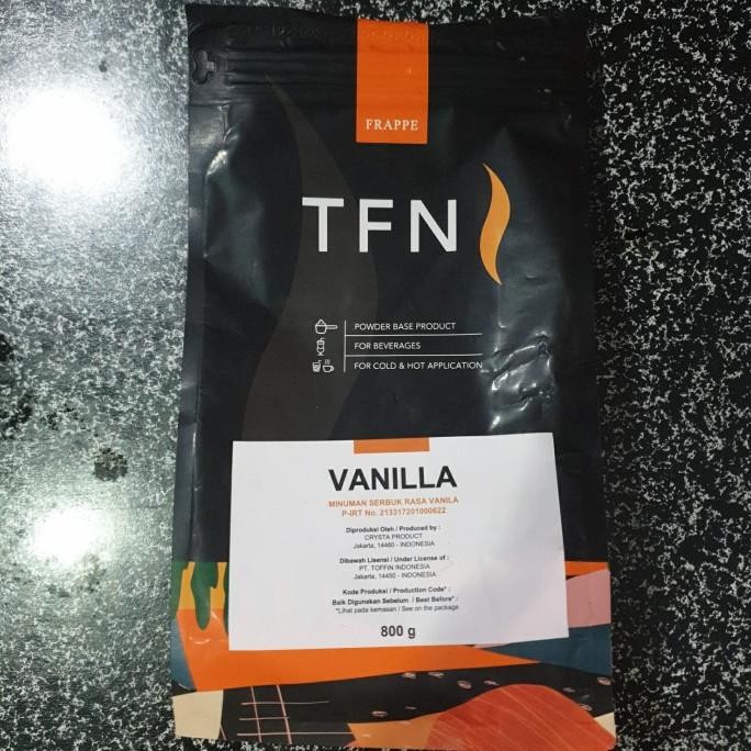 Baru Bubuk Minuman Toffin Vanilla Frappe Powder 800gr