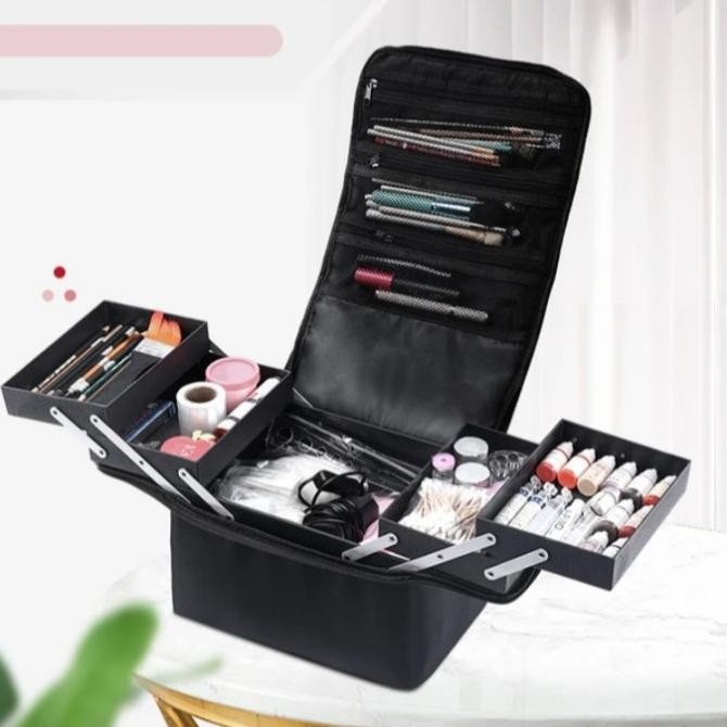 Sale Beauty Case Make Up Besar Box Tas Makeup Kosmetik Mua Makeupartist Bag