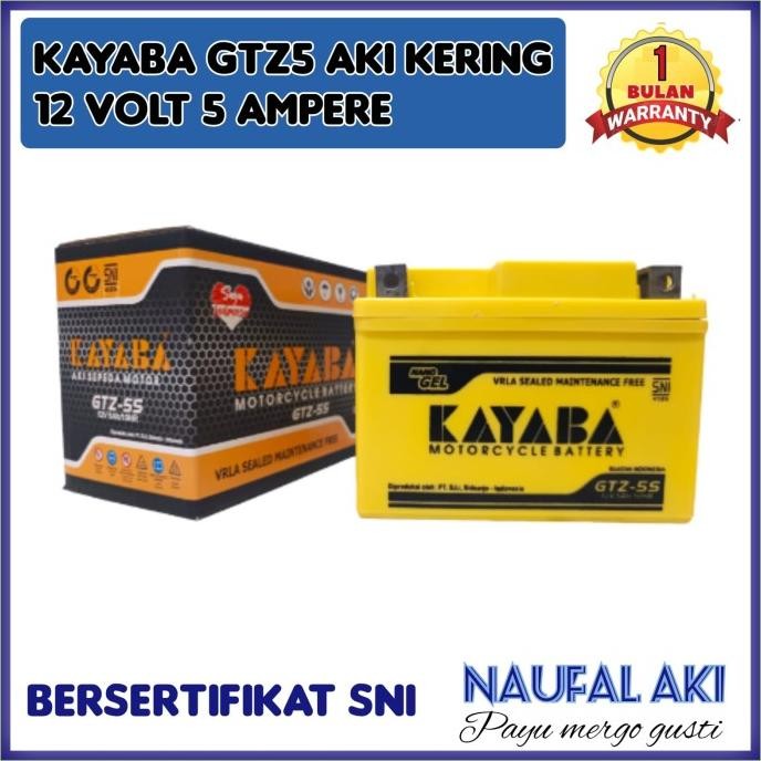 Ori - Aki Motor Honda BEAT OtGTZ5 Aki Kering Siap Pakai