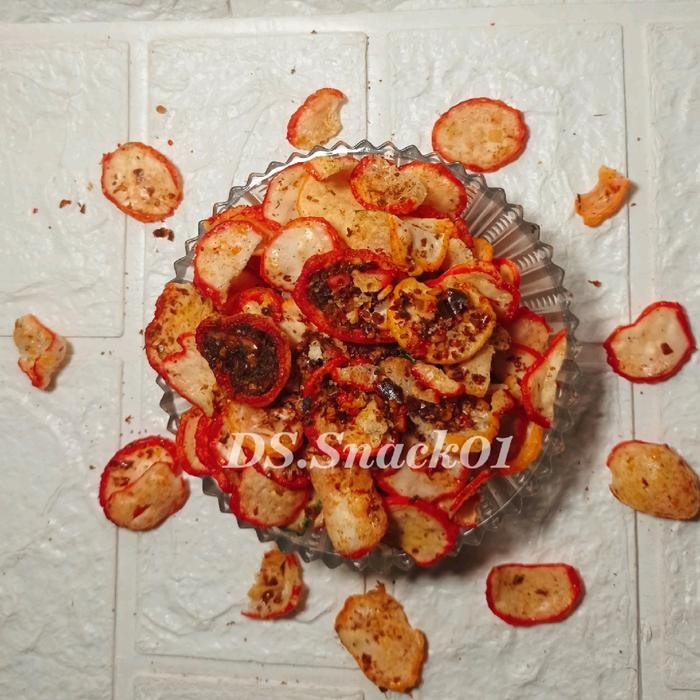

FREE ONGKIR Krupuk seblak pedas daun jeruk 1kg kiloan cemilan camilan snack Kerupuk Food