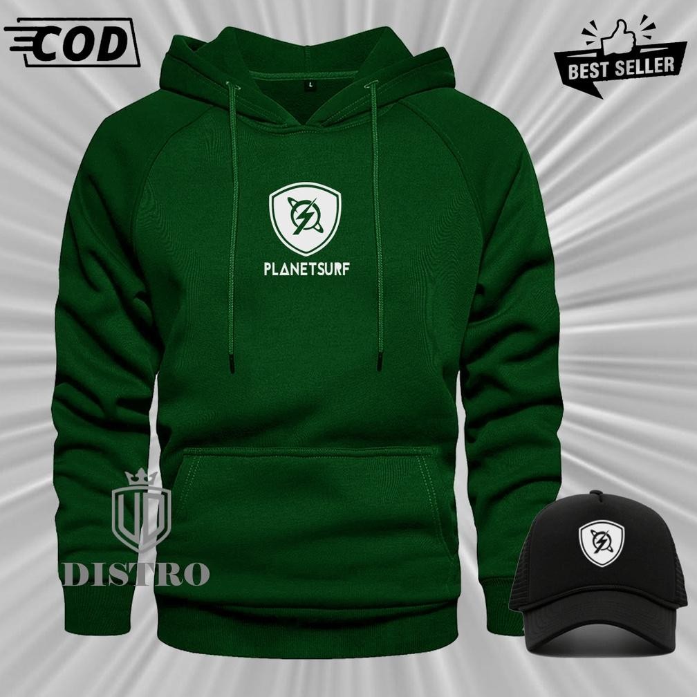 Gratis Topi Sweater Hoodie Distro Planet Surf Text Putih Quality Premium Quality Sweater Tulisan Swe
