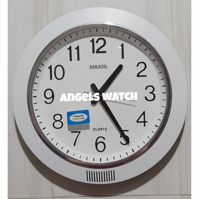 Jam Dinding Melodi Sakana 370 jam dinding bunyi