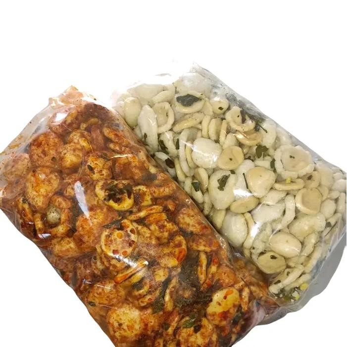 

BERGARANSI BUNDLING kerupuk udang pedas daun jeruk & kerupuk udang original isi 1 kg Food Snacks