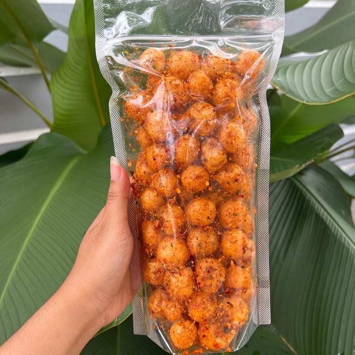 

SPECIAL Cimol Krispy Pedas Kemasan BESAR Cemilan Kering Singkong Food Snacks