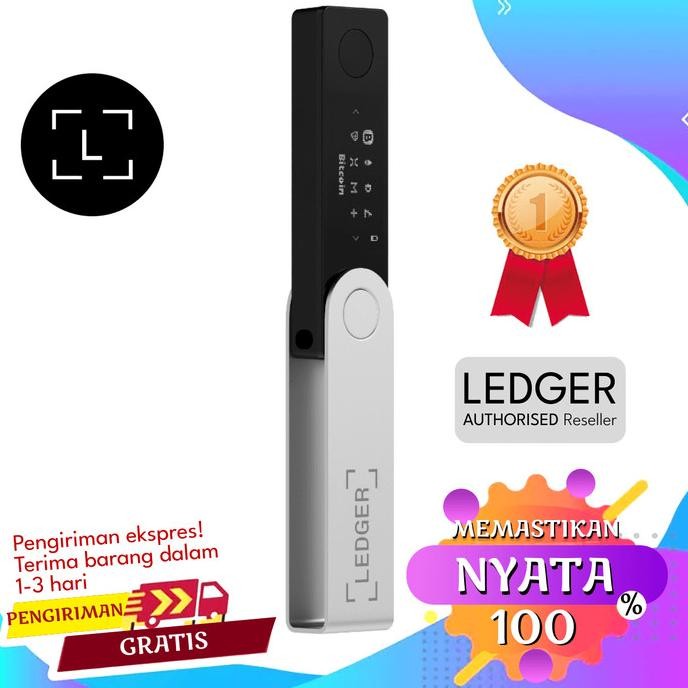 CO Ledger Nano X Bluetooth - Dari Beli-Bitcoin - Cryptocurrency - Nano X Saja