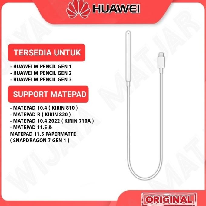 CO Charger Huawei M Pencil gen 1 Huawei M pencil Gen 2 Gen 3 original