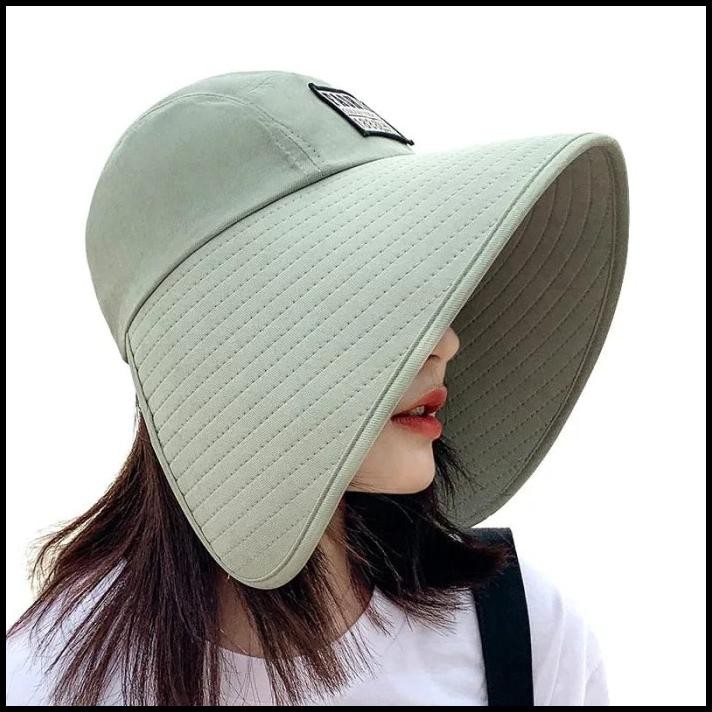 Topi Pantai Anti Uv Lebar Bisa Di Lipat