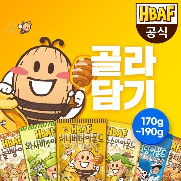 

[HBAF] Korea Honey Butter Almond 210g