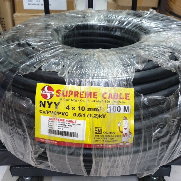 Kabel NYY 4x10mm Supreme (Meteran)