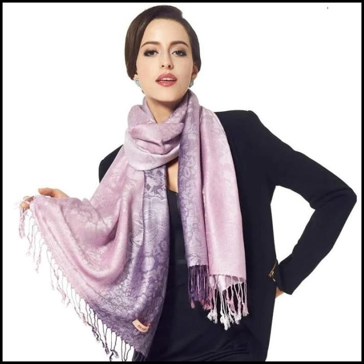 Syal Pashmina Wanita Pashmina Import