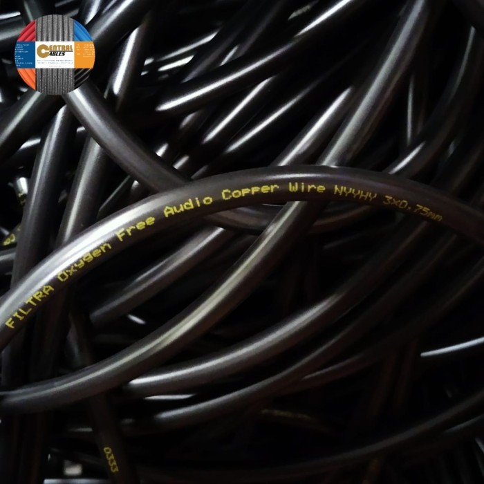 BEBAS ONGKIR - KABEL SERABUT NYYHY 3x0.75 NYYHY 3x0,75 NYMHY 3x0.75 50M SUPER