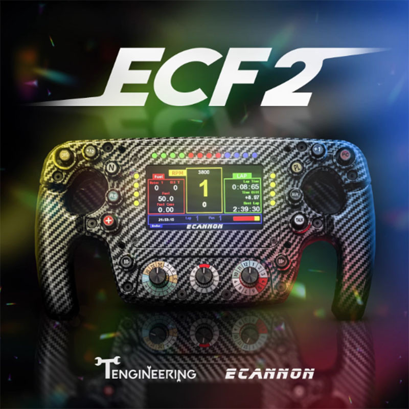 KESP Equation Carbon Fiber Steering Wheel For Logitech Fanatec Thrustmaster F1 Racing Simulator Game