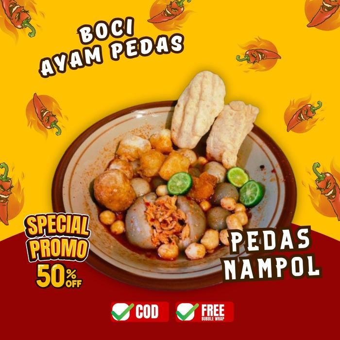 

FREE ONGKIR 1 Pack Baso Aci Varian Rasa Hotpot Insatan Ayam Food Seblak Kuah Pedas Baso Aci Chili
