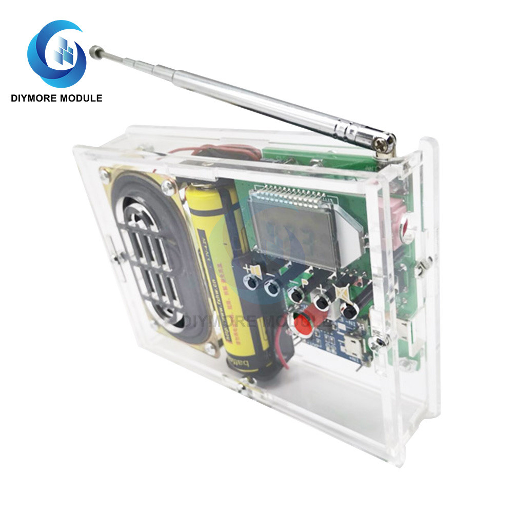 TAM FM Radio Kit DIY Soldering Project Adjustable Wireless Receiver LCD Display FM Digital Radio Mod