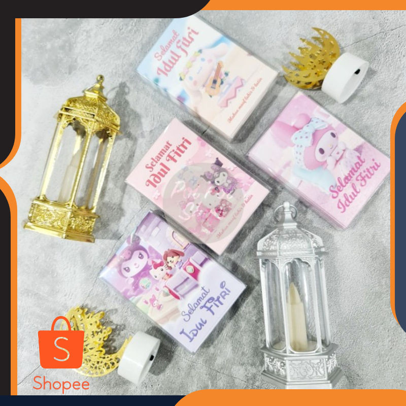 

Promo Amplop Lebaran Idul Fitri THR 2025 Isi 50 Sanrio Melody Kartun Anak Kuromi Melodi 3D VR Mika Angpau Lebaran Motif Netral Masjid Mekah Eid Mubarak Motif Bagus Glossy Kualitas Tinggi - acak Keren
