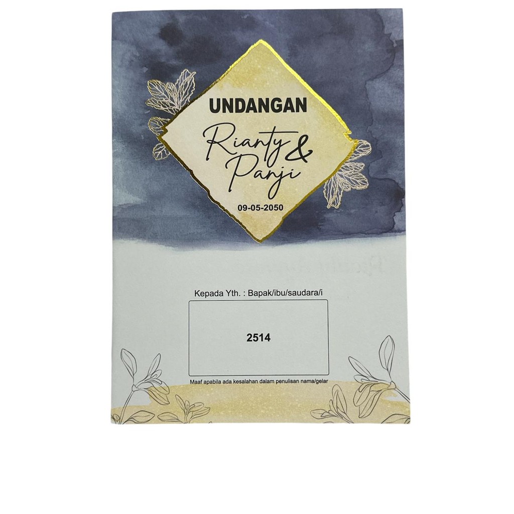 Blangko Undangan Erba Kosong 2514