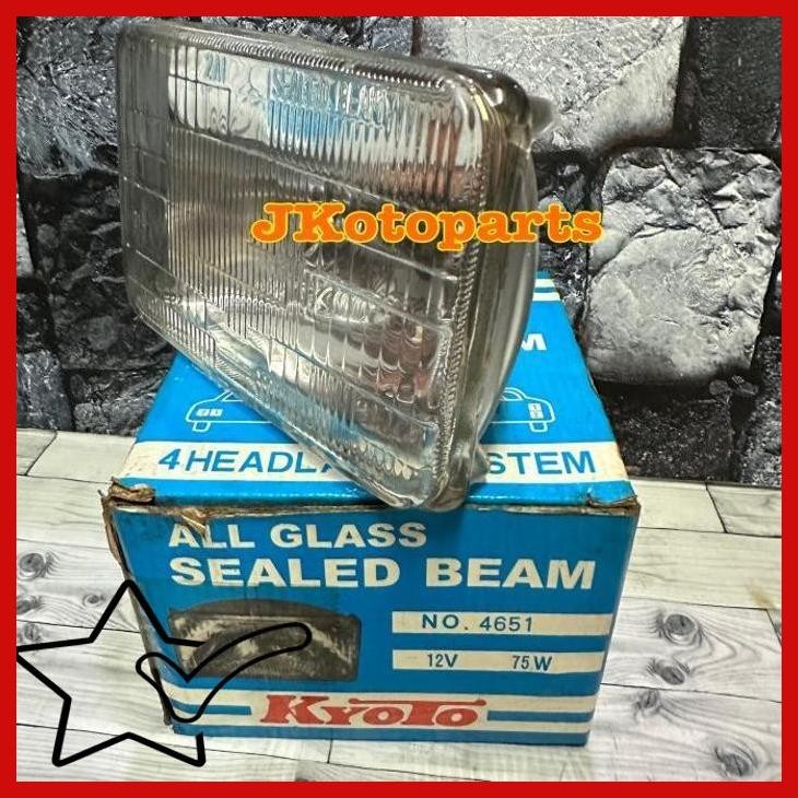 [JKP] SEALED BEAM KOTAK KECIL 12V KAKI 2