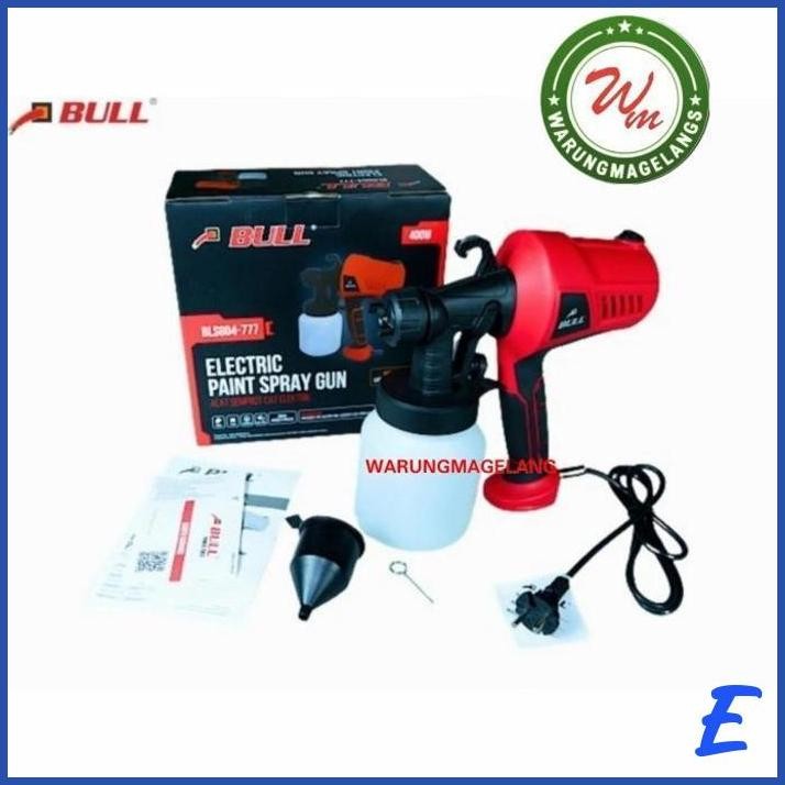 | WUN | SPRAY GUN BULL MINYAK SPET CAT ELEKTRIK TANPA KOMPRESOR SPRAYGUN