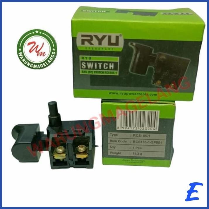 | WUN | SWITCH SAKLAR RYU RCS 185-1 SAKLAR SIRKEL SERKEL ORIGINAL RYU RCS185 1
