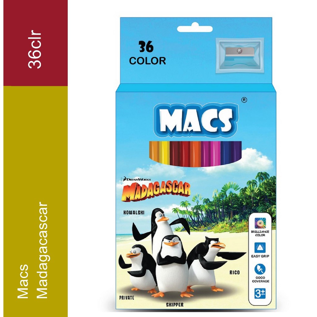 

Pensil Warna Macs 36 Warna Macs Minion 36 Color Pencil Warna Macs 36 Asli