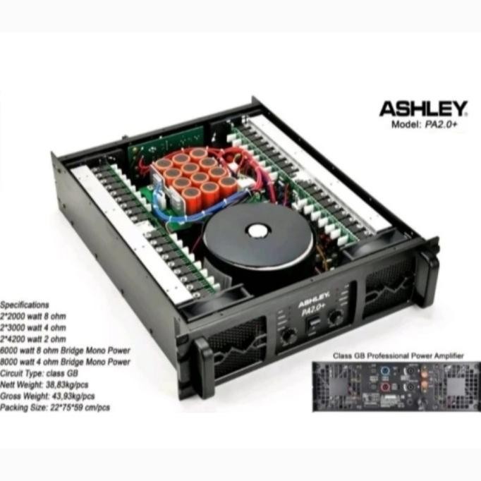 Power Amplifier Ashley Pa 2.0 Plus Power Ampli Ashley Pa2.0+ Original New Stok