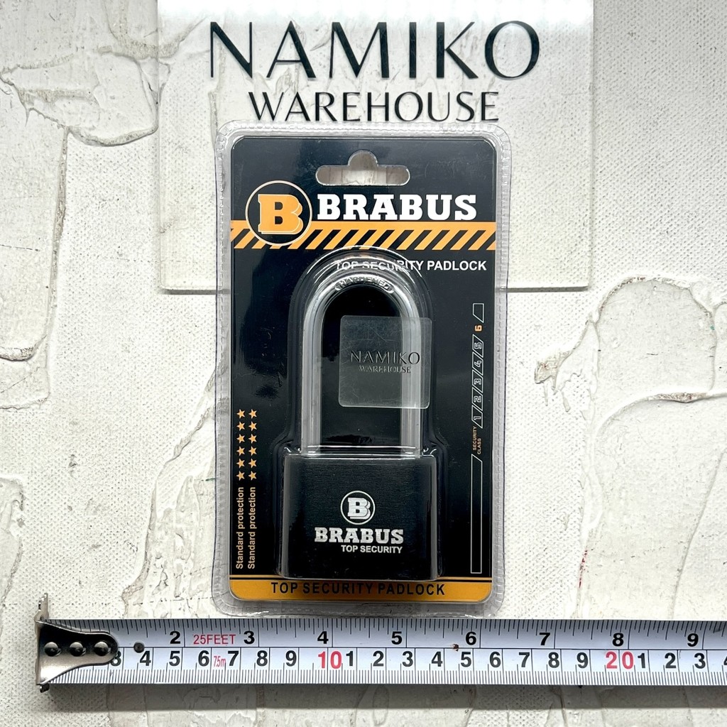 BRABUS Gembok nomor pintu pagar rumah 50 mm 4 kombinasi