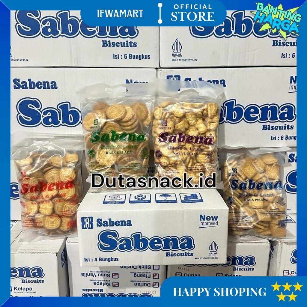

Sabena Biskuit New Isi 4 Kantong 4 Rasa D Terlaris