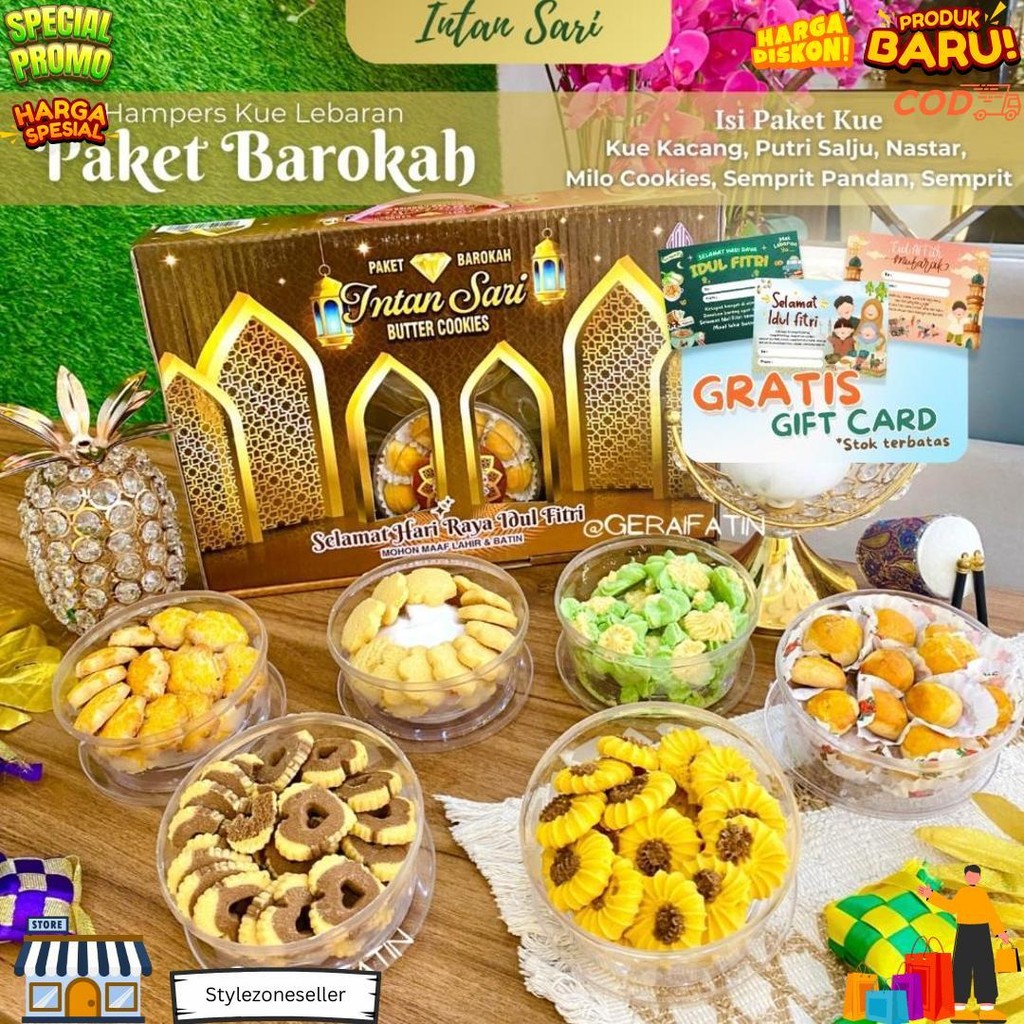 

Paket Kue Kering Intan Sari Paket Barokah Isi 6 Toples Kue Lebaran Dibuat Tahun 2025 D Cod