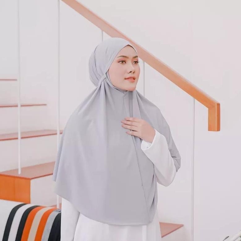 (New)>> Hijab Bergo Jersey Tali L/Jilbab Instan Tali/Kerudung Instan Jersey