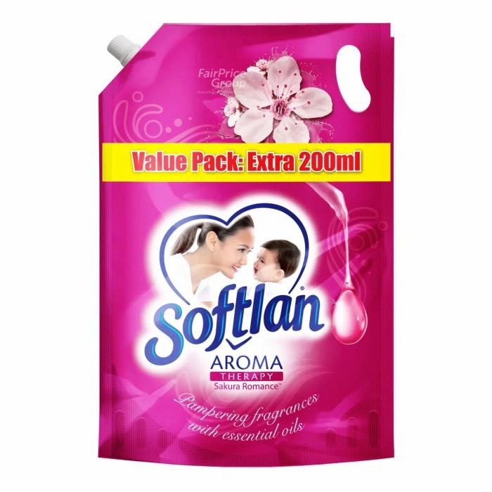 

Softlan Fabric Conditioner Softener Refill - Sakura Romance 1.5L