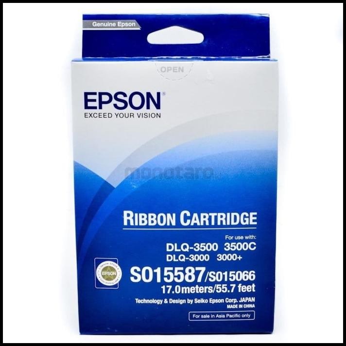 Ribbon Cartridge Epson Dlq-3000 Dlq-3500 Dlq-3500+ Pita Ori S015587
