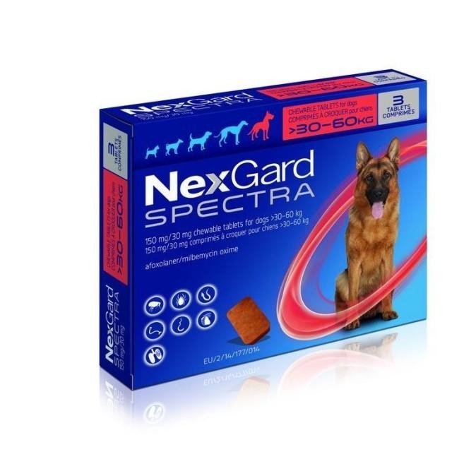 Obat Kutu Anjing NEXGARD SPECTR4 Ukuran XL
