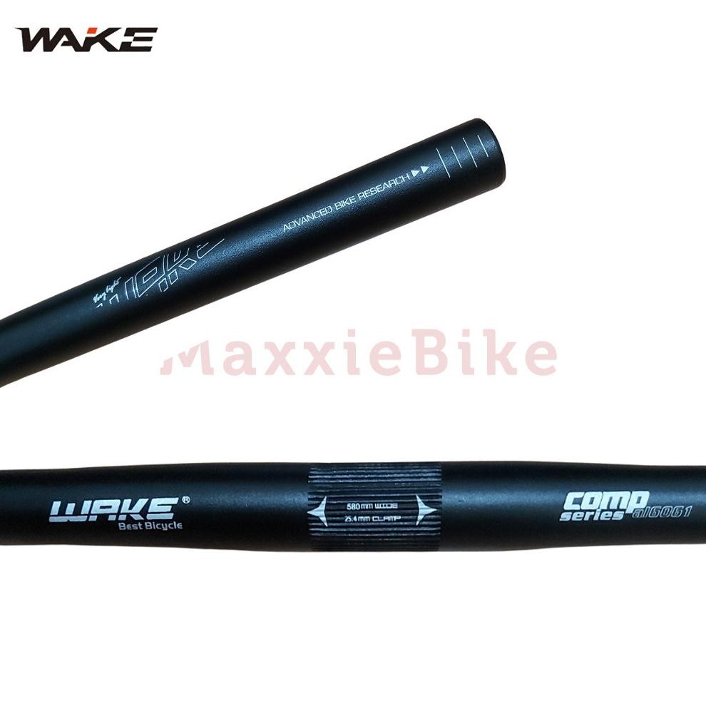 Harga Grosir.. Wake Hb010 Flat Handlebar Stang Sepeda Lipat 25.4X580Mm Aluminum Alloy Folding Bike S
